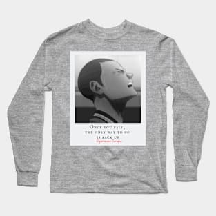 Ryu Tanaka Quote from Anime Volleyball Long Sleeve T-Shirt